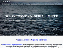 Tablet Screenshot of oceancosmos.com